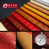 Fashionable crocodile-patterned pu leather in stock, 1.1mm brushed sole, dedicated for luggage, shoes, belts, sofa leather fabric details Picture